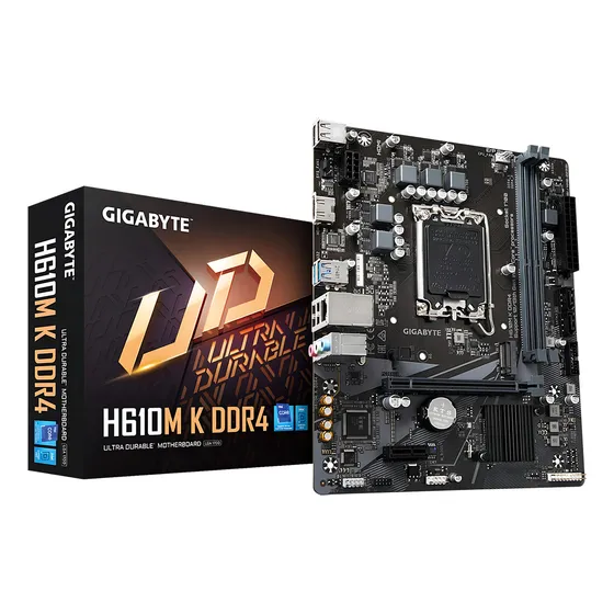 Motherboard H610m K V2 Ddr4 Gigabyte Ud S1700 Color Negro