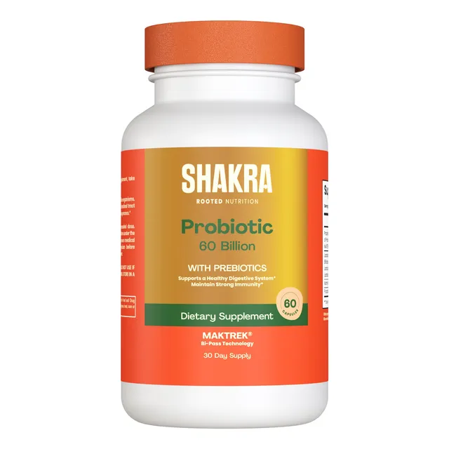 Shakra Probiotic 60 Cápsulas Veganas Sin Gluten 1 Ml