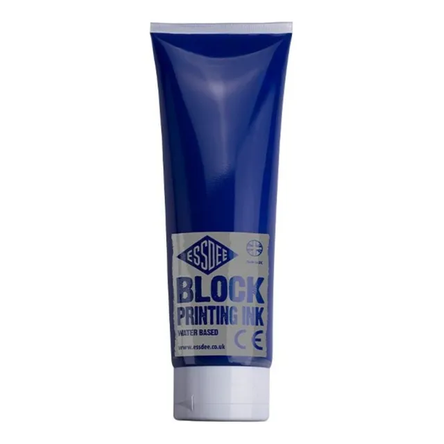 Tinta Grabado Azul Xilografia Al Agua Essdee 300ml