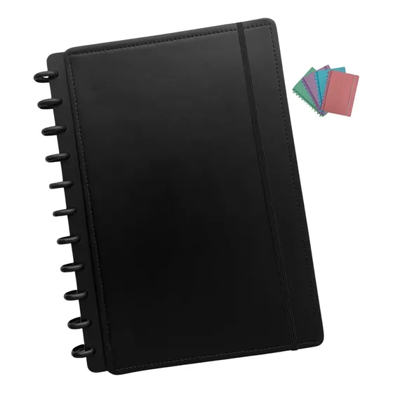 Caderno Inteligente Grande Capa Dura Universitário Escolar