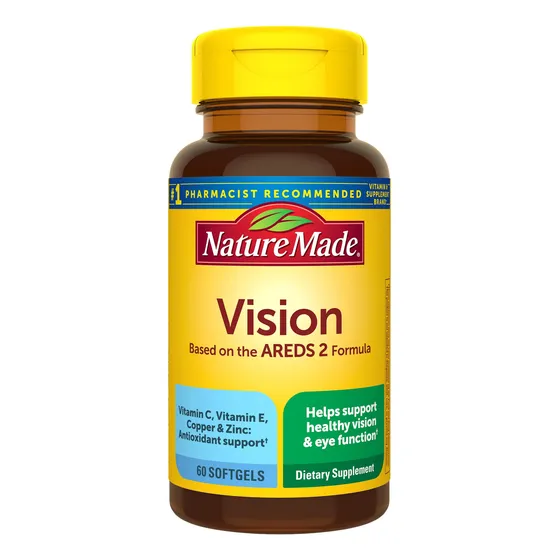 Vitaminas Para Ojos Nature Made Vision Areds 2 Formula 60 Cá