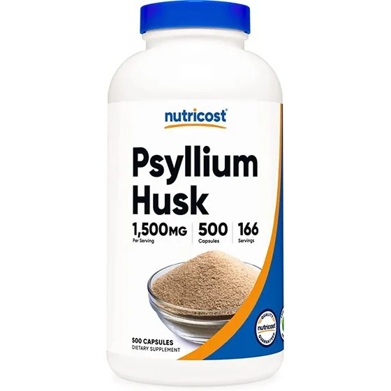 Psyllium Husk 500 Cápsula Importado Usa