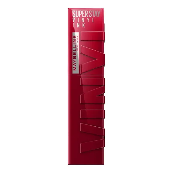 Batom Líquido, Longa Duração, Acabamento Vinil Espelhado e Efeito Gloss, Brilho Instantâneo, Conforto para os Lábios, Fórmula Vegana, Cor Royal, SuperStay Vinyl Ink Maybelline NY 4,2ml