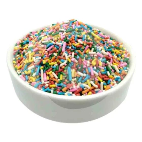 Mostacilla Comestible Palitos - Granillo De Colores 500gr