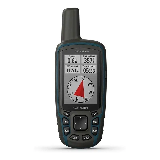 VEHICLE_GPS portátil Garmin GPSMAP 64x negro/azul marino