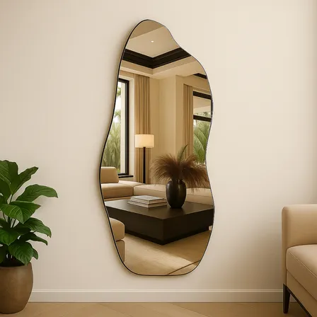 Espelho Lopazzi Orgânico 90 E 70cm Retrô Quarto Closet Casa