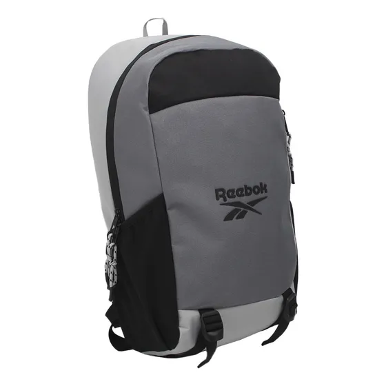 Mochila Deportiva Reebok Portanotebook Interior Forrado Mesh Color Gris Diseño De La Tela Liso