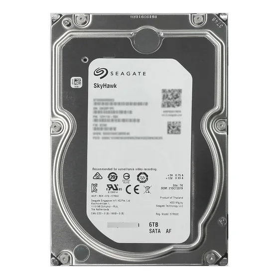 Disco Duro Mecanico 6tb Seagate Skyhawk St6000vx001