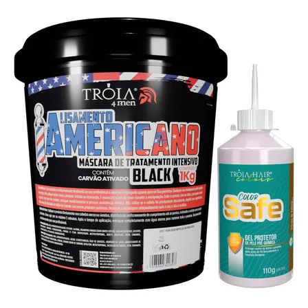 Alisamento Americano Black - Relaxamento P/ Cabelo 1kg Elfa