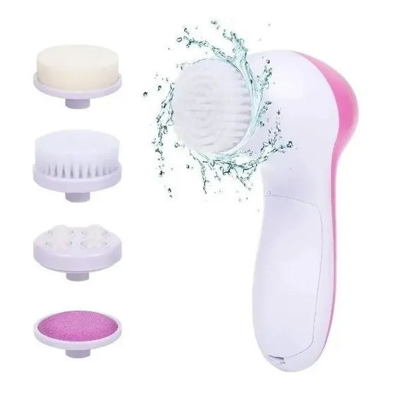 Exfoliador Facial 5 En 1 Spin Spa Accesible Limpieza Poros