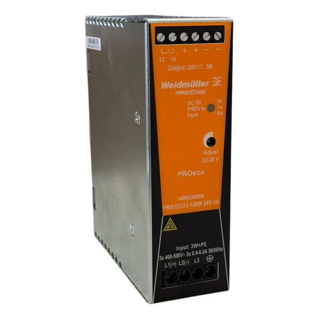 Fuente Weidmuller  Pro Eco3 120w 24v 5a 1469530000