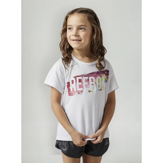 Remera Infantil Reebok G Stu K Tee Bas Deportiva Y Casual