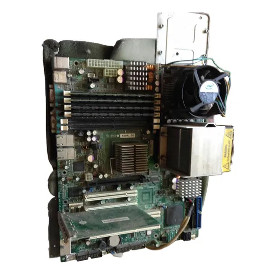 Combo Xeon Supermicro X6dal-b2 Con 2x Cpu 3.8ghz + 12gb Ram