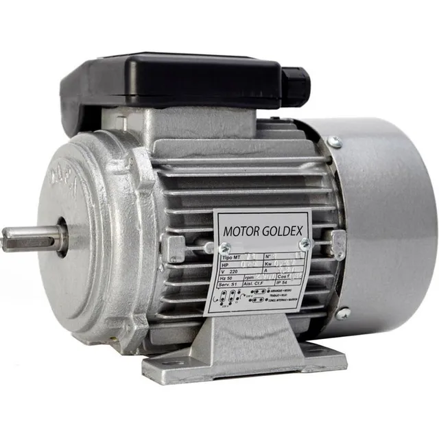 Motor Electrico Monofasico 1.5hp 1390rpm Blindado Goldex G P