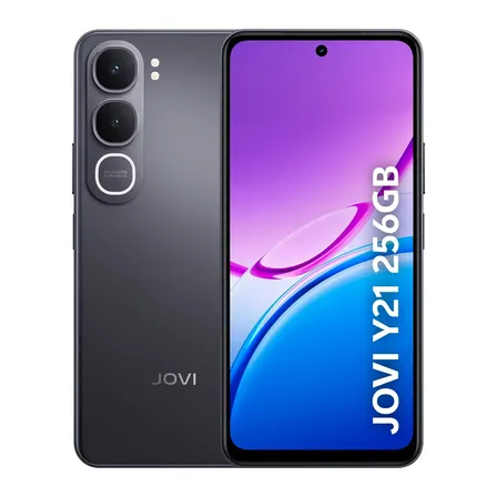 Smartphone Jovi Y21 256gb 8gb Ram (4+4gb Ram Expansível) Câmera 50mp Bateria 6500mah - Preto