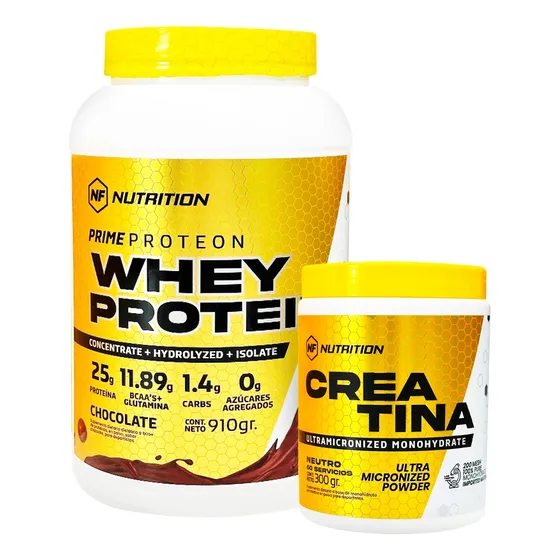 Nf Nutrition - Proteina Whey Protein + Creatina 300g