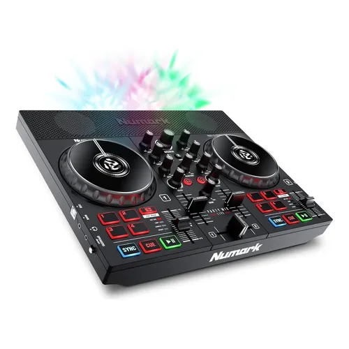 Controlador De Dj Ao Vivo De Dj Numark Partymix Live Preto | Frete