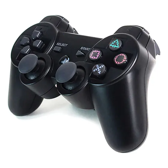 Joystick Control Inalambrico Bluetooth Compatible Ps3 Play 3 Color Negro