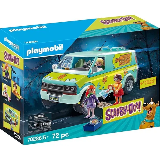 Playmobil Scooby Doo La Máquina Del Misterio Con Auto 70286