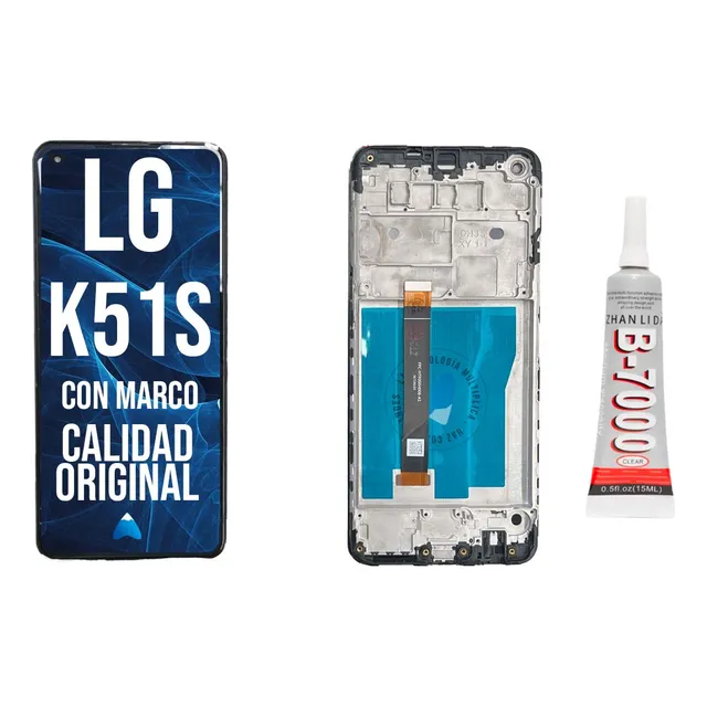  Modulo Para LG K51s Oled Con Marco
