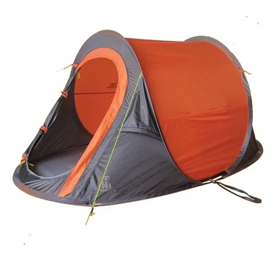 Carpa Autoarmable Automatica 2 Personas 15 Segundos Bolso Color Naranja