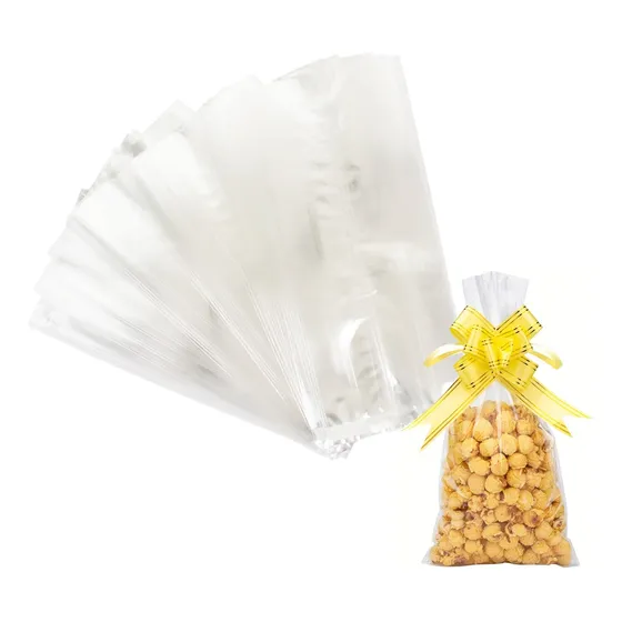 Bolsa De Celofán De 1 Kilo Con Fuelle De 10x5x23 C/1000 Pzas