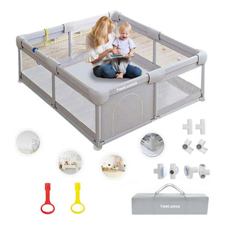 Yeelusso Cuna De La Valla Para Bebés 127x127 Cm, Con Accesor Yeelusso Cuna De La Valla Para Bebés 127x127 Cm, Con Accesor