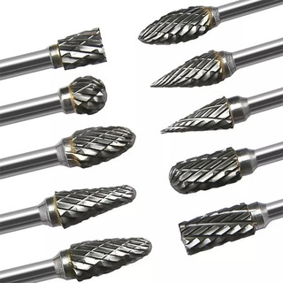 Kit Kit 10 Lima Giratoria De 1/8 De Metal Duro Para Dremel Kit Kit 10 Lima Giratoria De 1/8 De Metal Duro Para Dremel
