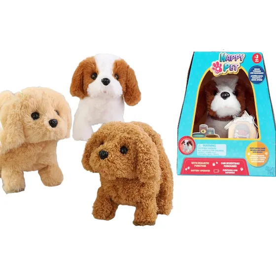 Perrito Interactivo Kawaii Camina Y Ladra