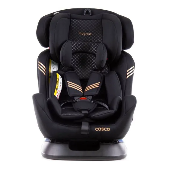 Cadeirinha Cosco Kids, Progress, 0 a 36kg, Preto Bronze