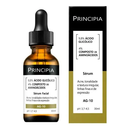 Sérum Renovador Principia 9,8% Ácido Glicólico + Aminoácidos Tipo de pele Todos
