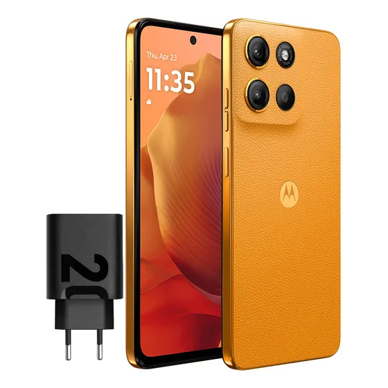 Motorola Moto G15 Dual Sim 256 Gb/4gb Ram Hasta 12gb, Naranja, Nfc + Pantalla Gorilla Glass 3.
