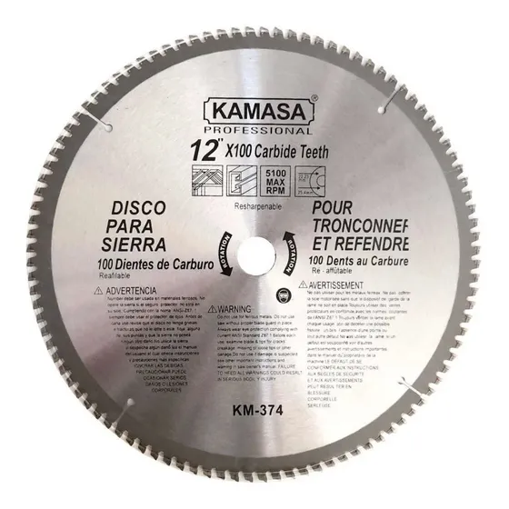 Discos Banco Sierra 12 Pulgadas X 100 Dientes Km374