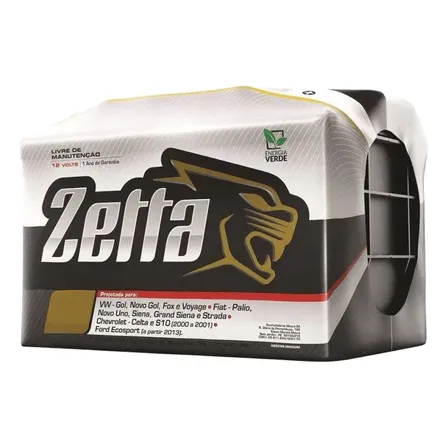 Bateria Zetta 60ah -z60d - A Base De Troca - Lacrada Orignal
