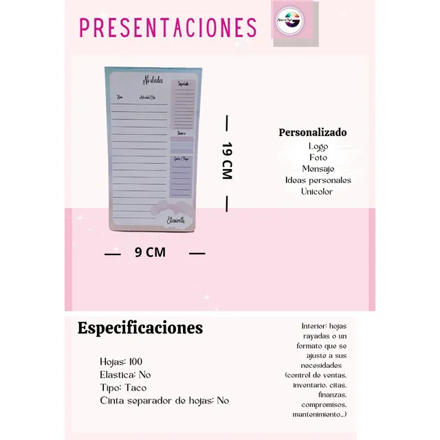 Taco Anotaciones Libreta