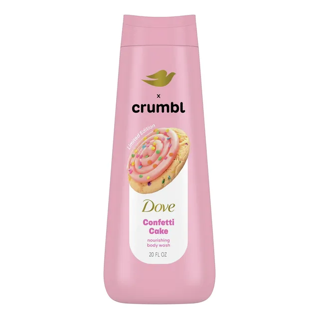 Dove Crumbl Cookies Jabón Líquido Cuerpo Confetti Cake