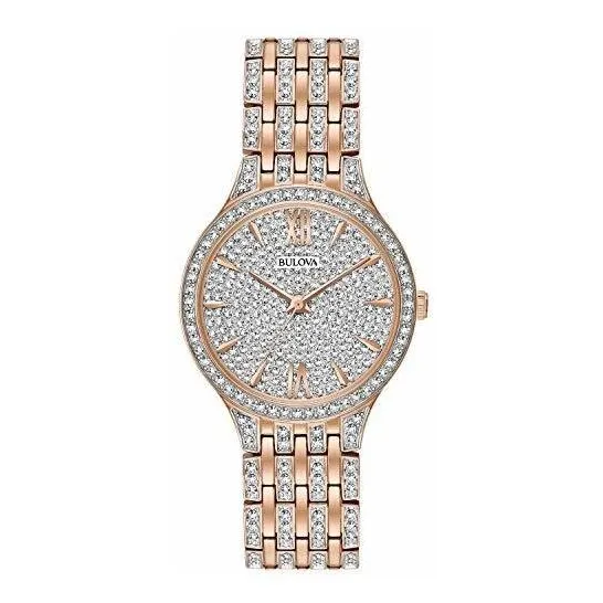 Blova Damas Cristal Reloj 0waav