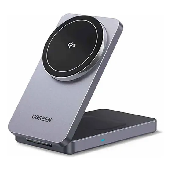 Cargador Ugreen Inalámbrico Magsafe 2 En 1 15w 45023