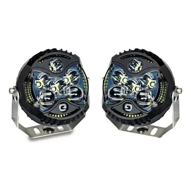 Kit 2 Farol Auxiliar Led Off Road Drl 5 Polegadas Tarponn