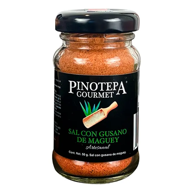 Sal Con Gusano De Maguey | Pinotepa Gourmet | Frasco 50 G