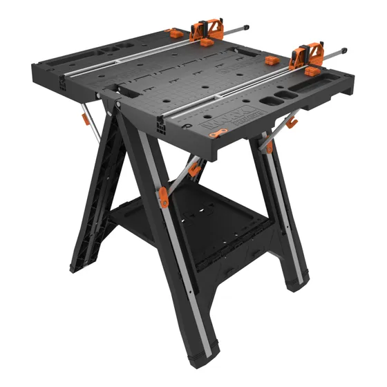 Bancada De Trabalho Cavalete Multiuso Dobrável Pegasus Worx