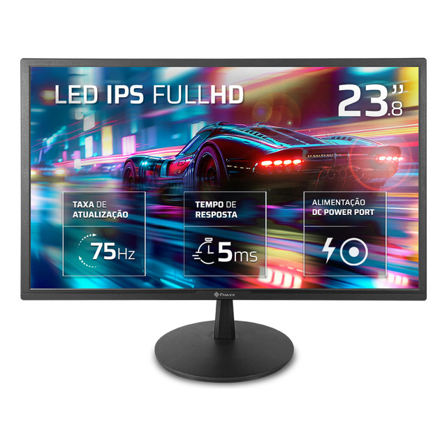 Monitor Fmaxx 23,8 Ips Com Hdmi Cor Preto Mw23c 127/220v Monitor Fmaxx 23,8 Ips Com Hdmi Cor Preto Mw23c 127/220v