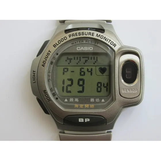 Relógio Casio Monitor Pressão Arterial Antigo Vintage Novo