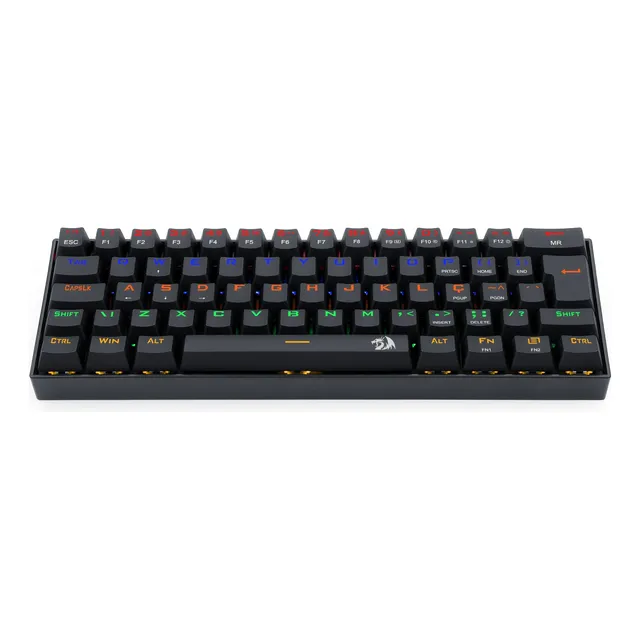 Teclado Gamer Mecanico Redragon Lakshmi K606r Qwerty Mk2 Blue Cor Preto Com Luz Rainbow Teclado Gamer Mecanico Redragon Lakshmi K606r Qwerty Mk2 Blue Cor Preto Com Luz Rainbow