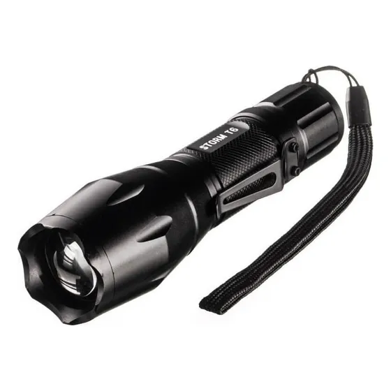 Lanterna Tática Storm T6 Com Bateria Recarregável Invictus