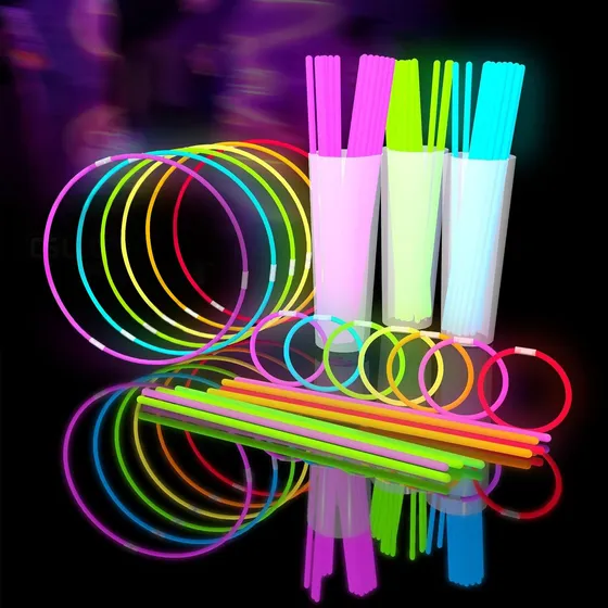 Collares Y Pulseras Glowsticks Bulk Glow Fever 8 Glow