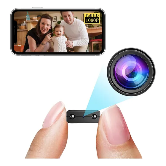 Mini Cámara Wifi De Seguridad Portátil Hd 1080p
