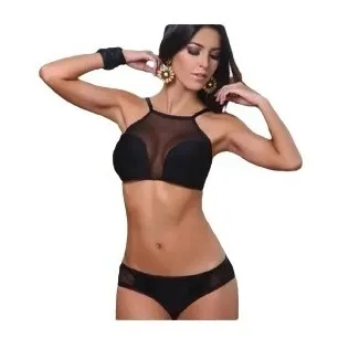 Traje De Baño En Dos Partes Con Transparencia