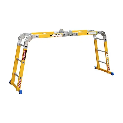 Escalera Multiposiciones Fibra De Vidrio 12 Peldaños, 3.58 M