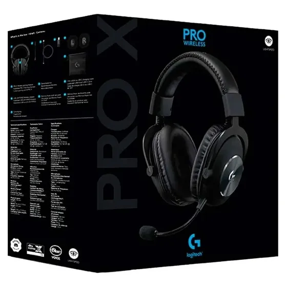 Headset Gamer Logitech G Pro X Wireless - Lightspeed Color Negro | Cuotas sin interés